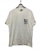 stussyステューシー）の古着「バックグラフィックプリントTシャツ」｜ホワイト