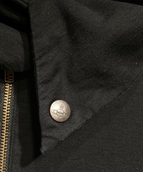 Vivienne Westwood RED LABEL（ヴィヴィアンウエストウッドレッドレーベル）Vivienne Westwood RED LABEL (ヴィヴィアンウエストウッドレッドレーベル) ビッグカラーショートブルゾン/Short blouson  ブラック サイズ:2の古着・服飾アイテム