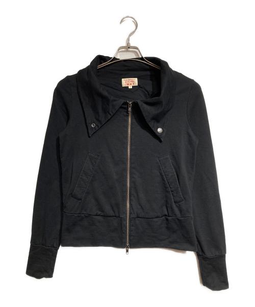 Vivienne Westwood RED LABEL（ヴィヴィアンウエストウッドレッドレーベル）Vivienne Westwood RED LABEL (ヴィヴィアンウエストウッドレッドレーベル) ビッグカラーショートブルゾン/Short blouson  ブラック サイズ:2の古着・服飾アイテム