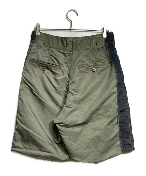 sacai（サカイ）sacai (サカイ) MA-1 Short Pants/ショートパンツ オリーブ サイズ:1の古着・服飾アイテム