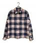 COMME des GARCONS HOMME（コムデギャルソン オム）の古着「縮絨ウールチェックブルゾン/Wool check blouson」｜ネイビー