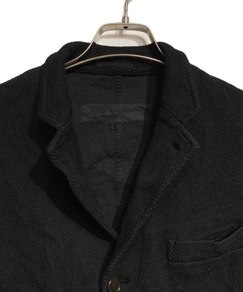 COMME des GARCONS HOMME（コムデギャルソン オム）COMME des GARCONS HOMME (コムデギャルソン オム) メッシュテーラードジャケット/Mesh Tailored Jacket ブラック サイズ:Sの古着・服飾アイテム