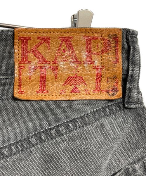 KAPITAL（キャピタル）KAPITAL (キャピタル) ダックフレアパンツ/Duck flare pants ブラック サイズ:34の古着・服飾アイテム