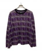 stussyステューシー）の古着「CUZCO LS CREW」｜パープル