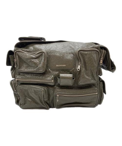 BALENCIAGA（バレンシアガ）BALENCIAGA (バレンシアガ) Superbusy ラージ スリングバッグ/Large Sling Bag オリーブの古着・服飾アイテム