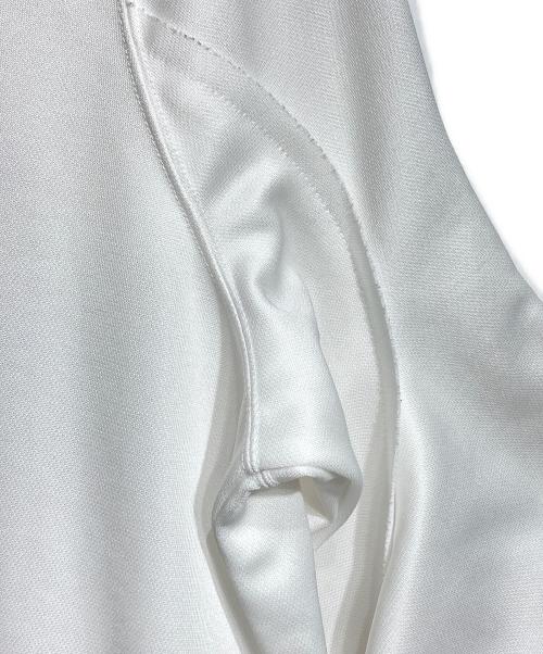 REEBOK（リーボック）REEBOK (リーボック) naokitomizuka (ナオキトミヅカ) half zip deformed sweat shirt/ハーフジップ・デフォルメ・スウェットシャツ ホワイト サイズ:Freeの古着・服飾アイテム