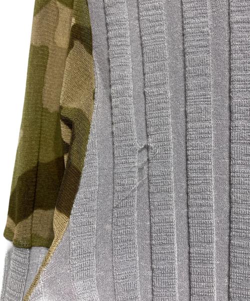 BALMUNG（バルムング）BALMUNG (バルムング) ニット切替シアーカットソー/Sheer cut-and-sew top with knit paneling マルチカラー サイズ:Mの古着・服飾アイテム