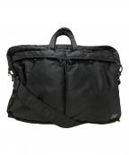 PORTERポーター）の古着「TANKER  2WAY BRIEFCASE/タンカー 2ウェイ ブリーフケース」｜ブラック