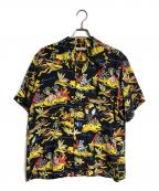 Sun Surfサンサーフ）の古着「RAYON HAWAIIAN SHIRT」｜ブラック