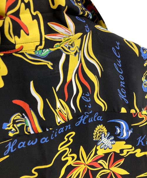 Sun Surf（サンサーフ）Sun Surf (サンサーフ) RAYON HAWAIIAN SHIRT ブラック サイズ:Ｌの古着・服飾アイテム