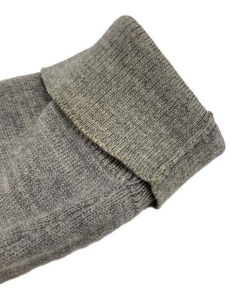 DIOR HOMME（ディオール オム）Dior Homme (ディオール オム) 爪痕クラッシュ加工Vネックニット/V-neck Knit with Scratch and Crash Distressing グレー サイズ:Sの古着・服飾アイテム