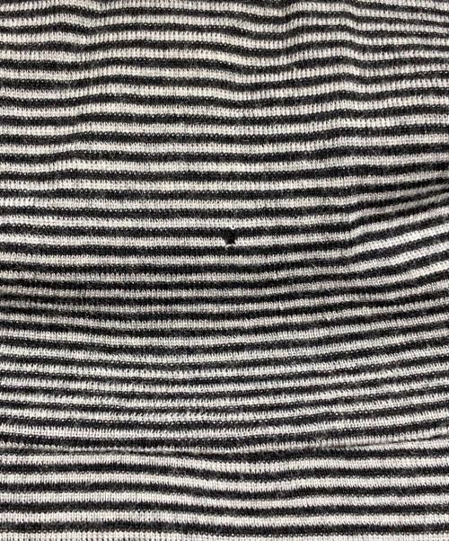 DIOR HOMME（ディオール オム）Dior Homme (ディオール オム) ボーダータートルネックニット/Striped Turtleneck Sweater グレー サイズ:Sの古着・服飾アイテム