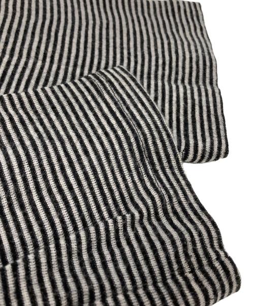 DIOR HOMME（ディオール オム）Dior Homme (ディオール オム) ボーダータートルネックニット/Striped Turtleneck Sweater グレー サイズ:Sの古着・服飾アイテム