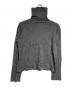Dior Homme (ディオール オム) ボーダータートルネックニット/Striped Turtleneck Sweater グレー サイズ:S：30000円