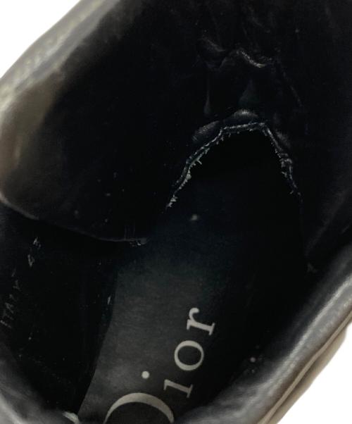 DIOR HOMME（ディオール オム）DIOR HOMME (ディオール オム) ハトメスタッズハイカットスニーカー ブラック サイズ:43の古着・服飾アイテム