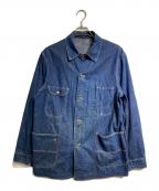 BLUE BELLブルーベル）の古着「ヴィンテージデニムカバーオール」｜インディゴ