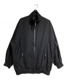 BISHOOL（ビシュール）の古着「Wool Gabardine Track Jacket/ウールギャバジン・トラックジャケット」｜ブラック