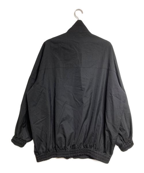 BISHOOL（ビシュール）BISHOOL (ビシュール) Wool Gabardine Track Jacket/ウールギャバジン・トラックジャケット ブラック サイズ:Freeの古着・服飾アイテム