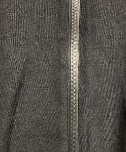 BISHOOL（ビシュール）BISHOOL (ビシュール) Wool Gabardine Track Jacket/ウールギャバジン・トラックジャケット ブラック サイズ:Freeの古着・服飾アイテム
