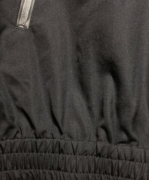 BISHOOL（ビシュール）BISHOOL (ビシュール) Wool Gabardine Track Jacket/ウールギャバジン・トラックジャケット ブラック サイズ:Freeの古着・服飾アイテム