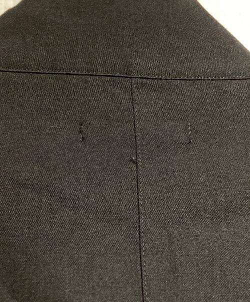 BISHOOL（ビシュール）BISHOOL (ビシュール) Wool Gabardine Track Jacket/ウールギャバジン・トラックジャケット ブラック サイズ:Freeの古着・服飾アイテム