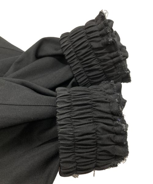 BISHOOL（ビシュール）BISHOOL (ビシュール) Wool Gabardine Track Jacket/ウールギャバジン・トラックジャケット ブラック サイズ:Freeの古着・服飾アイテム