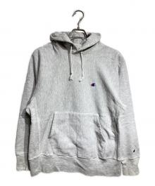 Champion（チャンピオン）の古着「USA製リバースウィーブフーディー/REVERSE WEAVE®」｜グレー