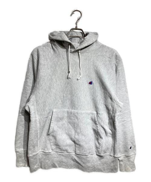 Champion（チャンピオン）Champion (チャンピオン) USA製リバースウィーブフーディー/REVERSE WEAVE® グレー サイズ:Lの古着・服飾アイテム
