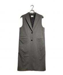 RETROVE（リトローヴ）の古着「FINE WOOL LONG VEST/ファインウールロングベスト」｜グレー