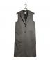 RETROVE（リトローヴ）の古着「FINE WOOL LONG VEST/ファインウールロングベスト」｜グレー