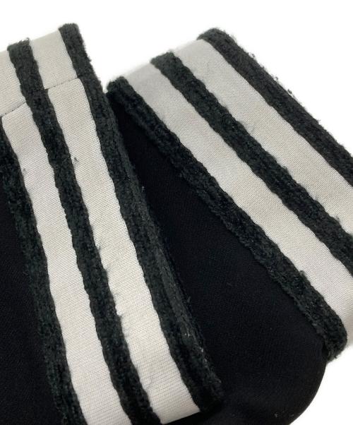 BORDERS at BALCONY（ボーダーズアットバルコニー）BORDERS at BALCONY (ボーダーズアットバルコニー) ボーダースリーブドレス/Striped sleeve dress ブラック サイズ:36の古着・服飾アイテム