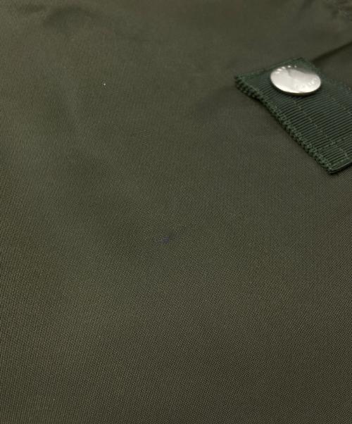 sacai（サカイ）sacai (サカイ) MA-1レイヤードベストワンピース/Layered Vest  アイボリー×オリーブ サイズ:1の古着・服飾アイテム