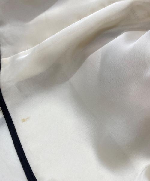 sacai（サカイ）sacai (サカイ) MA-1レイヤードベストワンピース/Layered Vest  アイボリー×オリーブ サイズ:1の古着・服飾アイテム