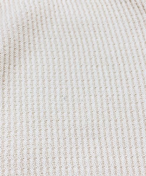 HOMME PLISSE ISSEY MIYAKE（オム プリッセ イッセイ ミヤケ）HOMME PLISSE ISSEY MIYAKE (オム プリッセ イッセイ ミヤケ) TIGHT TWIST COTTON KNIT/タイトツイストコットンニット ベージュ サイズ:1の古着・服飾アイテム