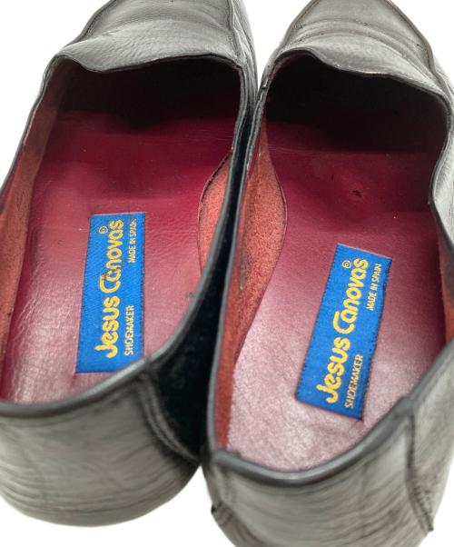 Jesus Canovas（ヘススカノヴァス）JESUS CANOVAS (ヘススカノヴァス) ローファー/loafers ブラック サイズ:40の古着・服飾アイテム