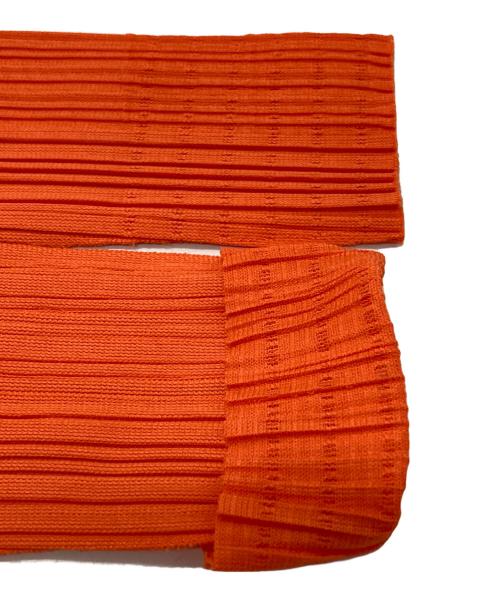 PLEATS PLEASE（プリーツプリーズ）PLEATS PLEASE (プリーツプリーズ) SOFT PLEATSカットソー/ソフトプリーツカットソー オレンジ サイズ:Freeの古着・服飾アイテム