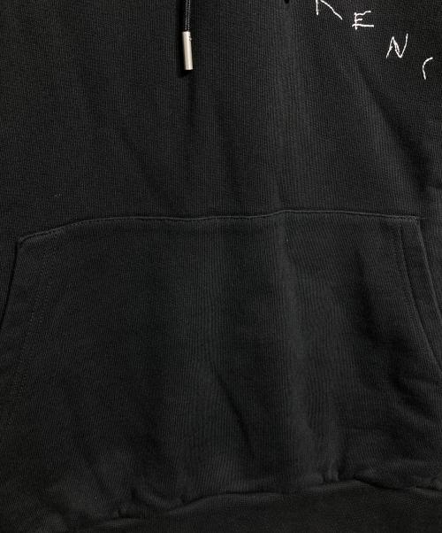 HELIOT EMIL（ヘリオットエミル）HELIOT EMIL (ヘリオットエミル) graphic-print hoodie/グラフィックプリントフーディー ブラック サイズ:Lの古着・服飾アイテム