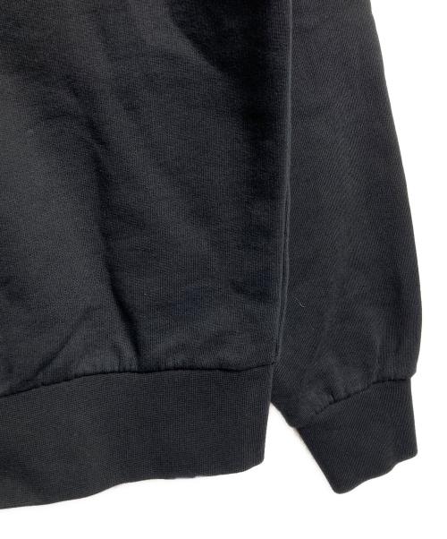 HELIOT EMIL（ヘリオットエミル）HELIOT EMIL (ヘリオットエミル) graphic-print hoodie/グラフィックプリントフーディー ブラック サイズ:Lの古着・服飾アイテム
