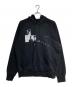 HELIOT EMIL（ヘリオットエミル）の古着「graphic-print hoodie/グラフィックプリントフーディー」｜ブラック