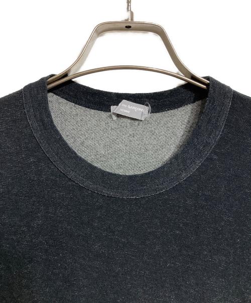 COMME des GARCONS HOMME（コムデギャルソン オム）COMME des GARCONS HOMME (コムデギャルソン オム) 2トーンカットソー/Two-tone cut and sew ブラック×グレー サイズ:Freeの古着・服飾アイテム