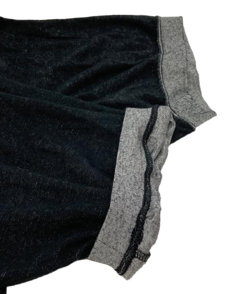 COMME des GARCONS HOMME（コムデギャルソン オム）COMME des GARCONS HOMME (コムデギャルソン オム) 2トーンカットソー/Two-tone cut and sew ブラック×グレー サイズ:Freeの古着・服飾アイテム