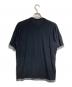COMME des GARCONS HOMME (コムデギャルソン オム) 2トーンカットソー/Two-tone cut and sew ブラック×グレー サイズ:Free：13000円