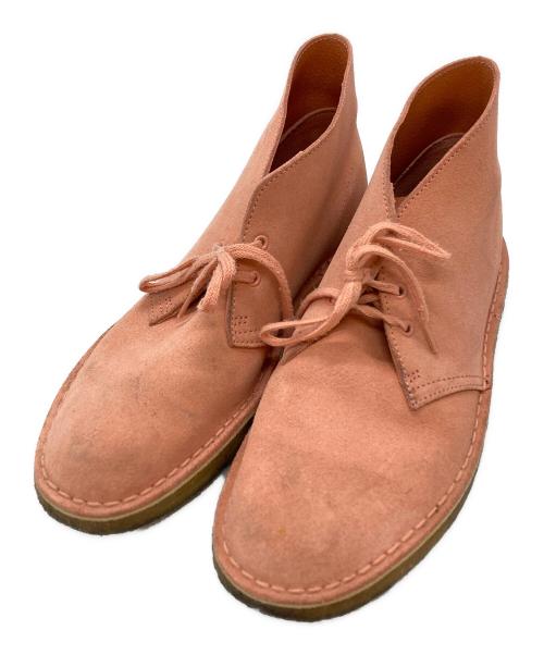 CLARKS（クラークス）CLARKS (クラークス) ワラビービーツ / Wallaby Beats ピンク サイズ:24.5の古着・服飾アイテム