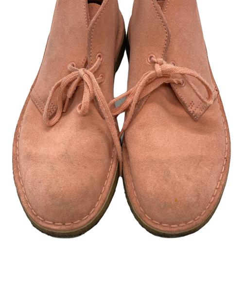 CLARKS（クラークス）CLARKS (クラークス) ワラビービーツ / Wallaby Beats ピンク サイズ:24.5の古着・服飾アイテム