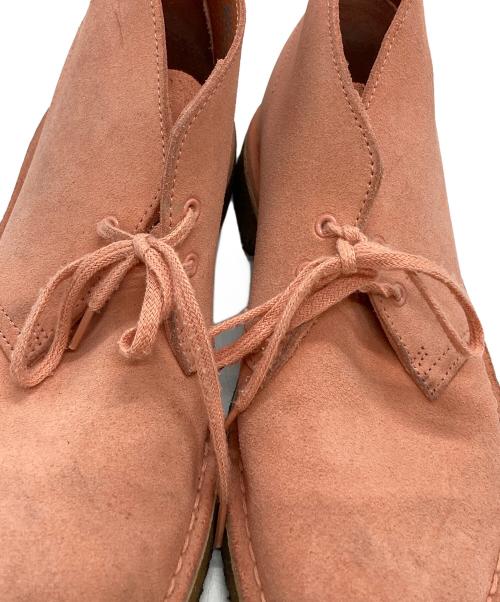 CLARKS（クラークス）CLARKS (クラークス) ワラビービーツ / Wallaby Beats ピンク サイズ:24.5の古着・服飾アイテム