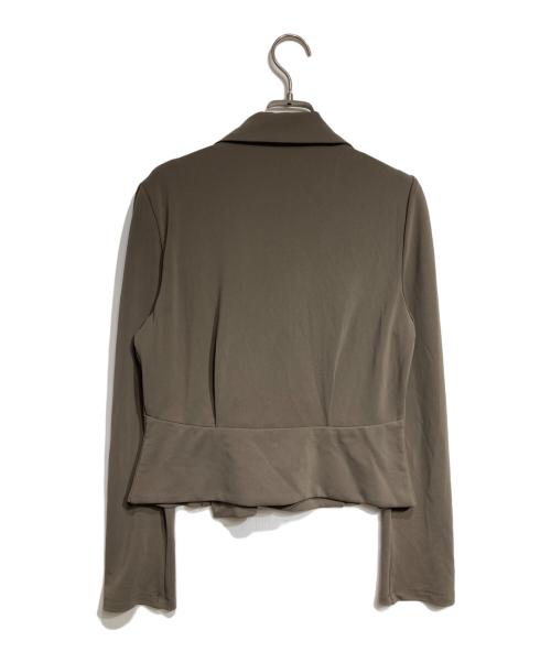 FOXEY NEWYORK（フォクシーニューヨーク）FOXEY NEWYORK (フォクシーニューヨーク) ストレッチ ダブルエグゼクティブジャケット/Stretch double-breasted executive jacket ブラウン サイズ:42の古着・服飾アイテム