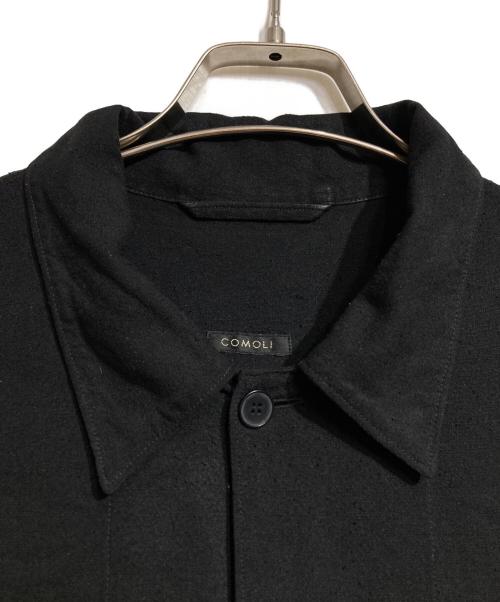 COMOLI（コモリ）COMOLI (コモリ) Silk Noil Shirt Jacket/シルクノイル シャツジャケット ブラック サイズ:2の古着・服飾アイテム