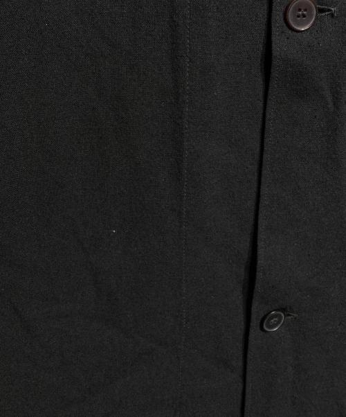 COMOLI（コモリ）COMOLI (コモリ) Silk Noil Shirt Jacket/シルクノイル シャツジャケット ブラック サイズ:2の古着・服飾アイテム