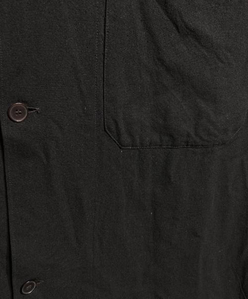 COMOLI（コモリ）COMOLI (コモリ) Silk Noil Shirt Jacket/シルクノイル シャツジャケット ブラック サイズ:2の古着・服飾アイテム