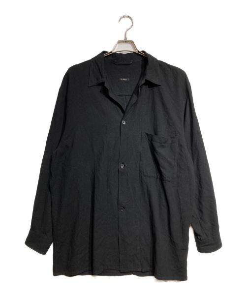 COMOLI（コモリ）COMOLI (コモリ) Silk Noil Shirt Jacket/シルクノイル シャツジャケット ブラック サイズ:2の古着・服飾アイテム